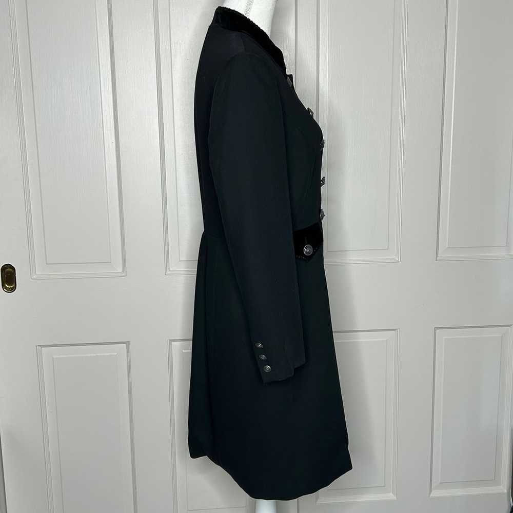 VTG women’s Double D Ranchwear Black Coat Long Mi… - image 5