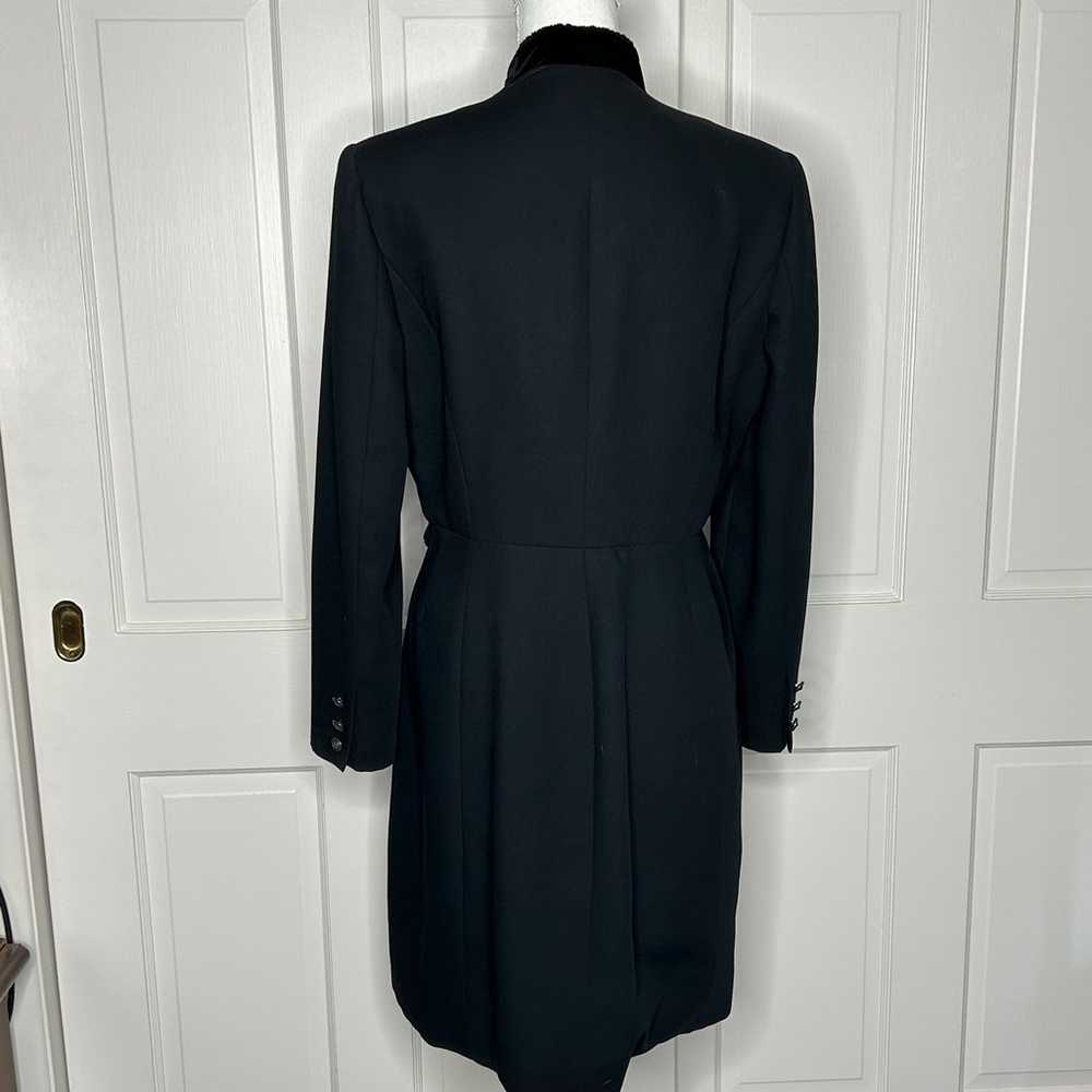 VTG women’s Double D Ranchwear Black Coat Long Mi… - image 7