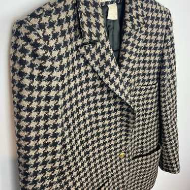 Sonia Rykiel Vintage Wool Blazer Jacket Houndstoo… - image 1