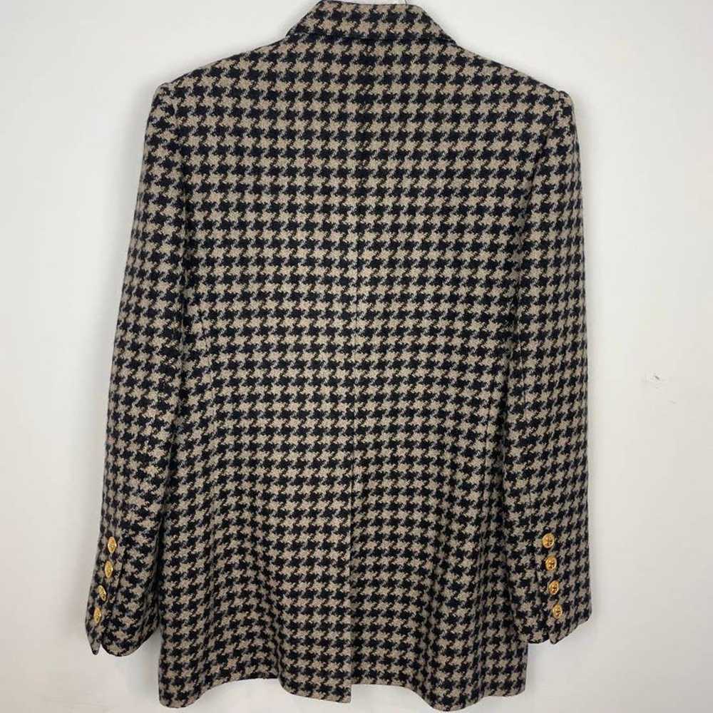 Sonia Rykiel Vintage Wool Blazer Jacket Houndstoo… - image 6