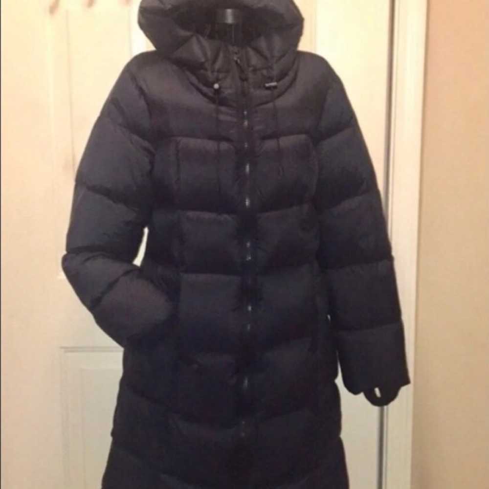 NWOT Michael Kors M long, down, puffer coat.  blu… - image 1