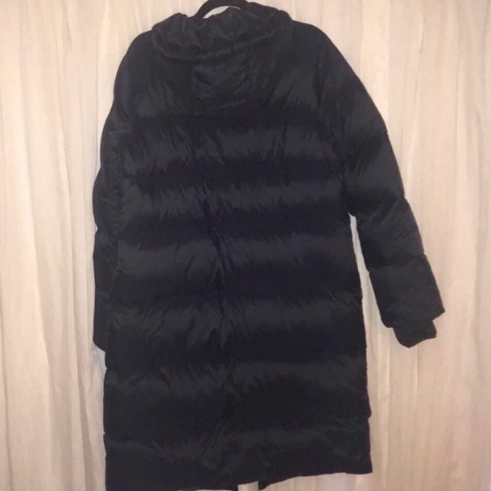 NWOT Michael Kors M long, down, puffer coat.  blu… - image 2