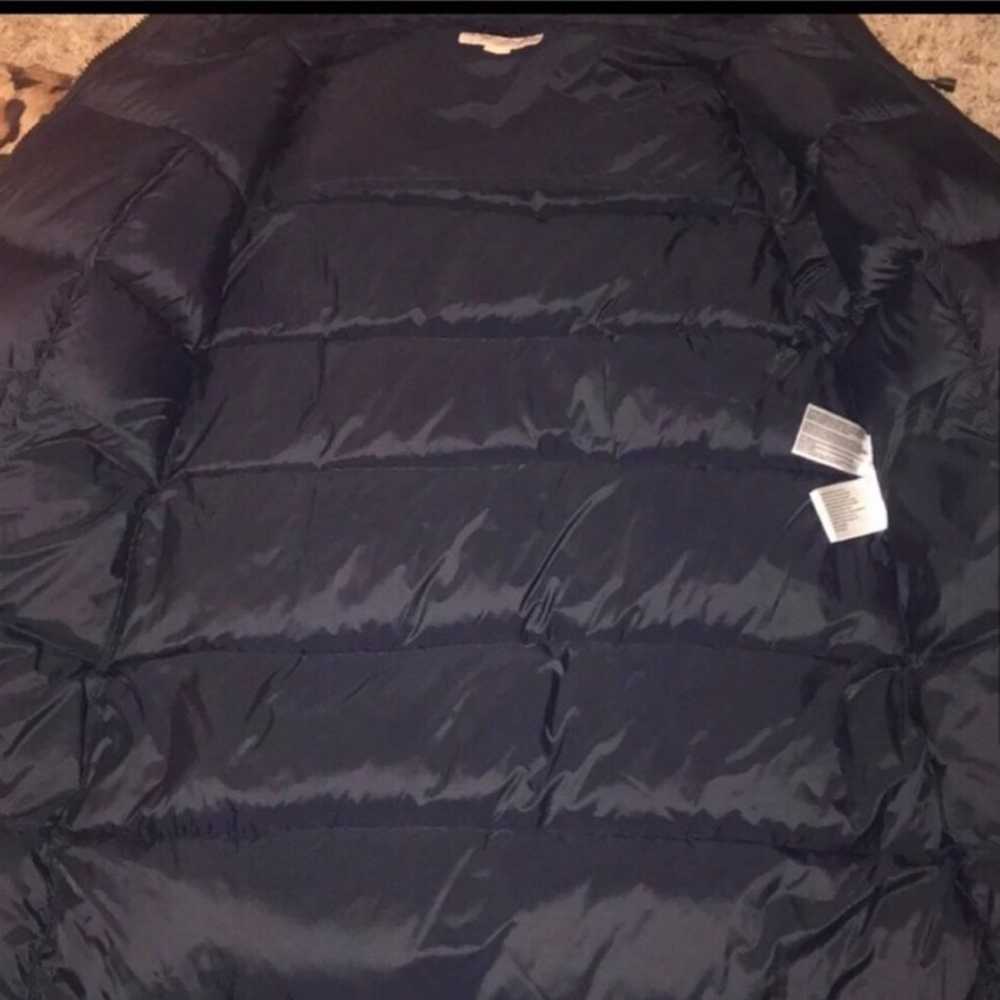 NWOT Michael Kors M long, down, puffer coat.  blu… - image 3