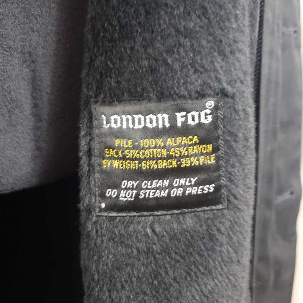 Vintage Alpaca London Fog Black Coat - image 5