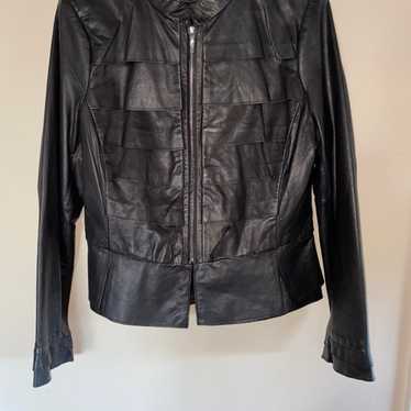 WHBM Faux Leather Jacket