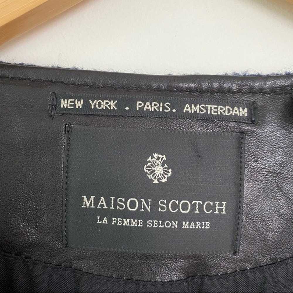 Scotch & Soda Maison Scotch Wool & Leather Jacket - image 5