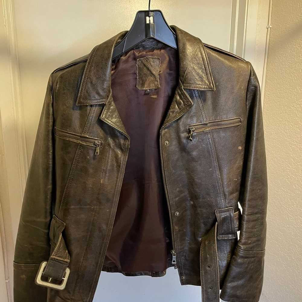 French Brown Women’s Leather Jacket - image 1