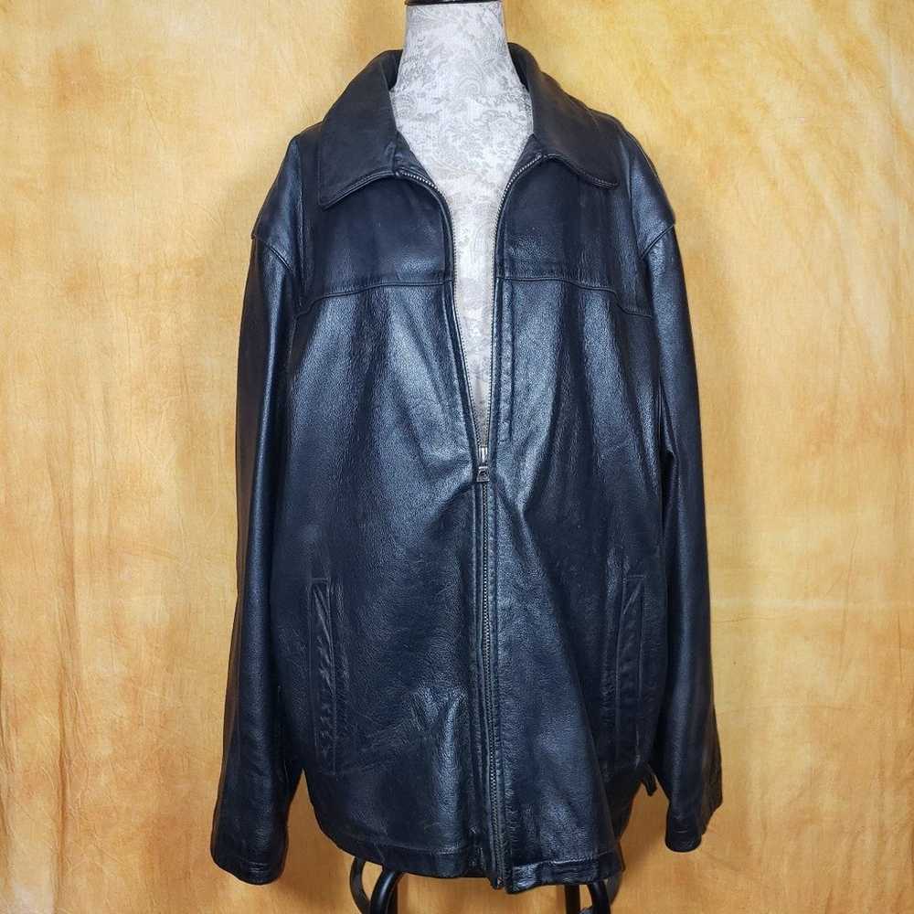 Leather jacket XXL - image 2