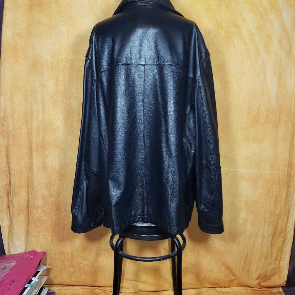 Leather jacket XXL - image 4
