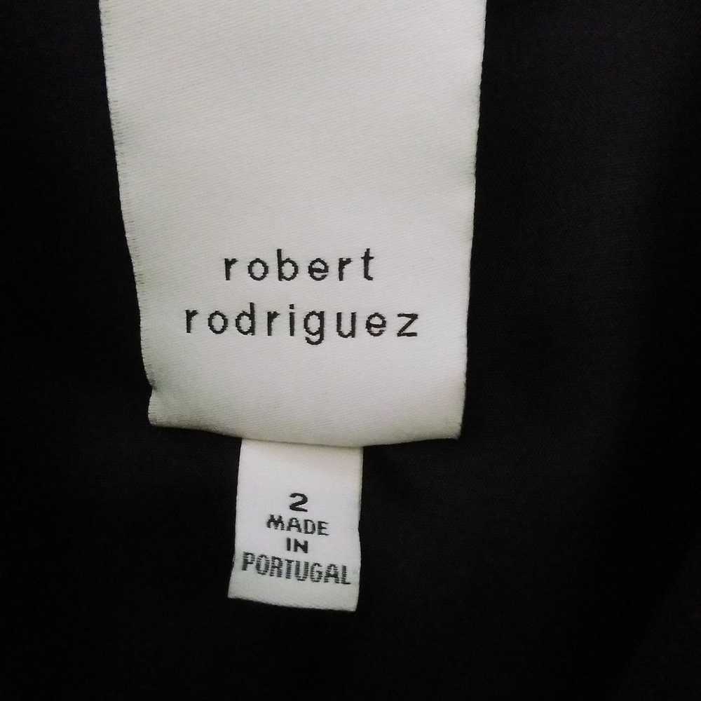 Robert Rodríguez Flare Coat, Burgundy,  Size 2 - image 10