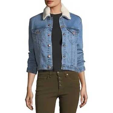 Veronica Beard Stevie Denim Jacket with Removable… - image 1