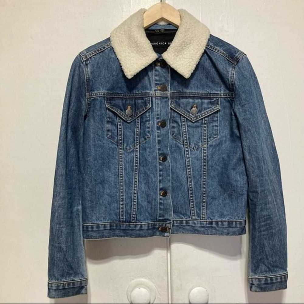 Veronica Beard Stevie Denim Jacket with Removable… - image 3