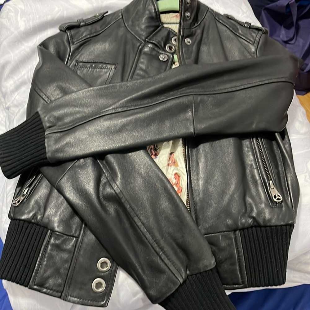 Top Gun women leather jacket - image 2