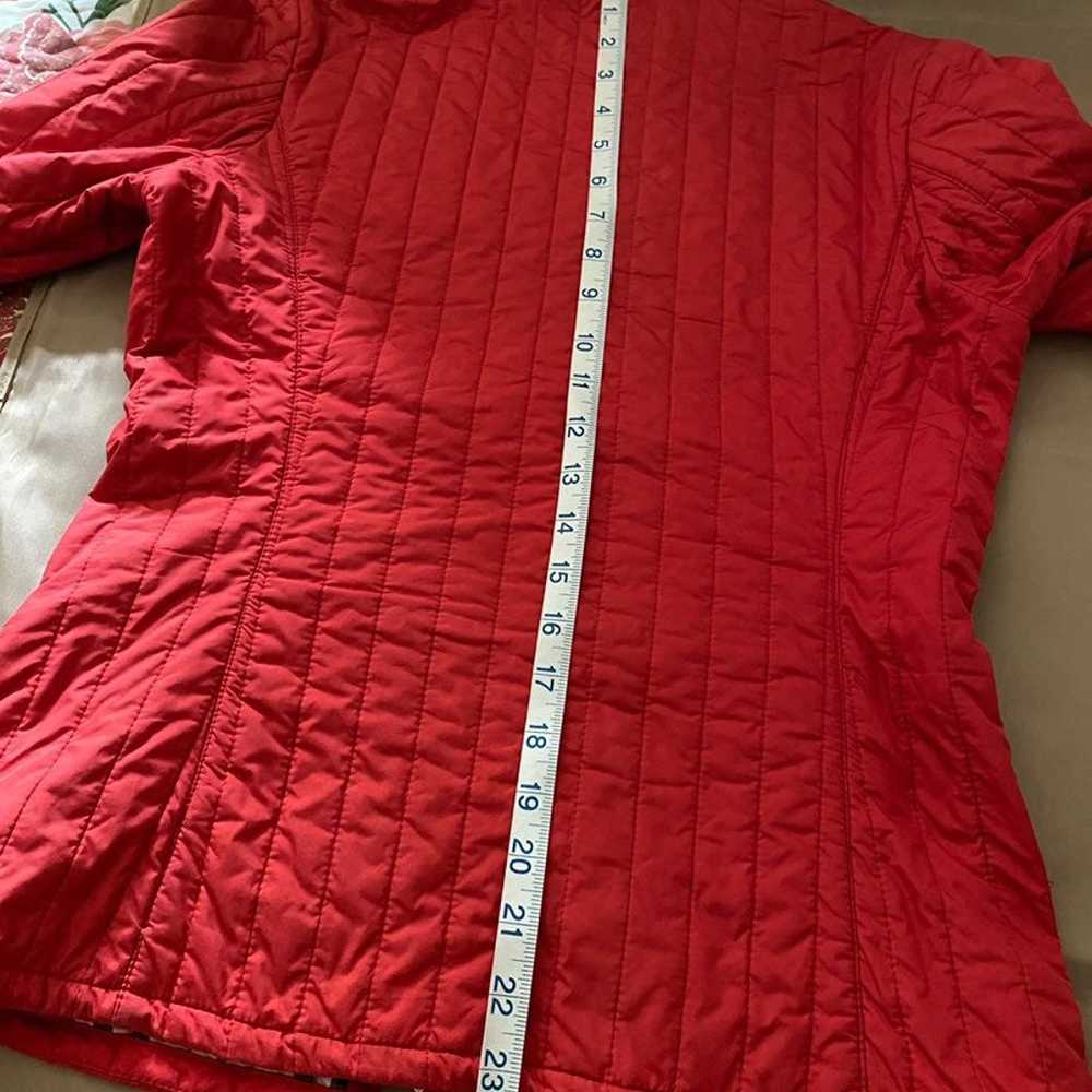 authentic Burberry nova check quilted jacket red … - image 6