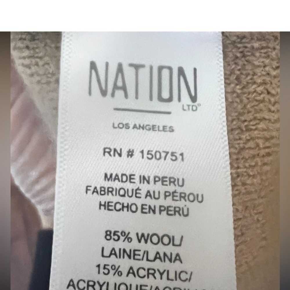 Nation LTD Wool Coat in Camel size S - image 4