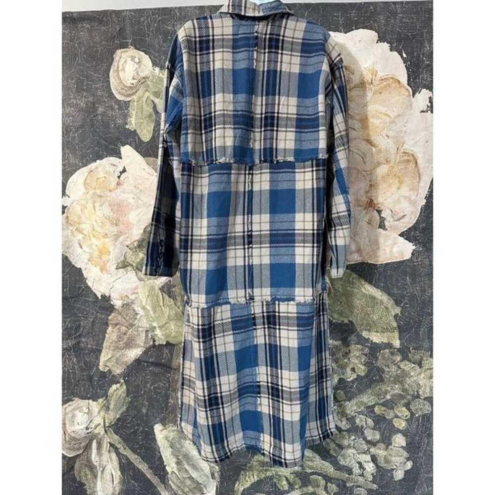 New Free People x We The Free Plaid It Duster Siz… - image 8