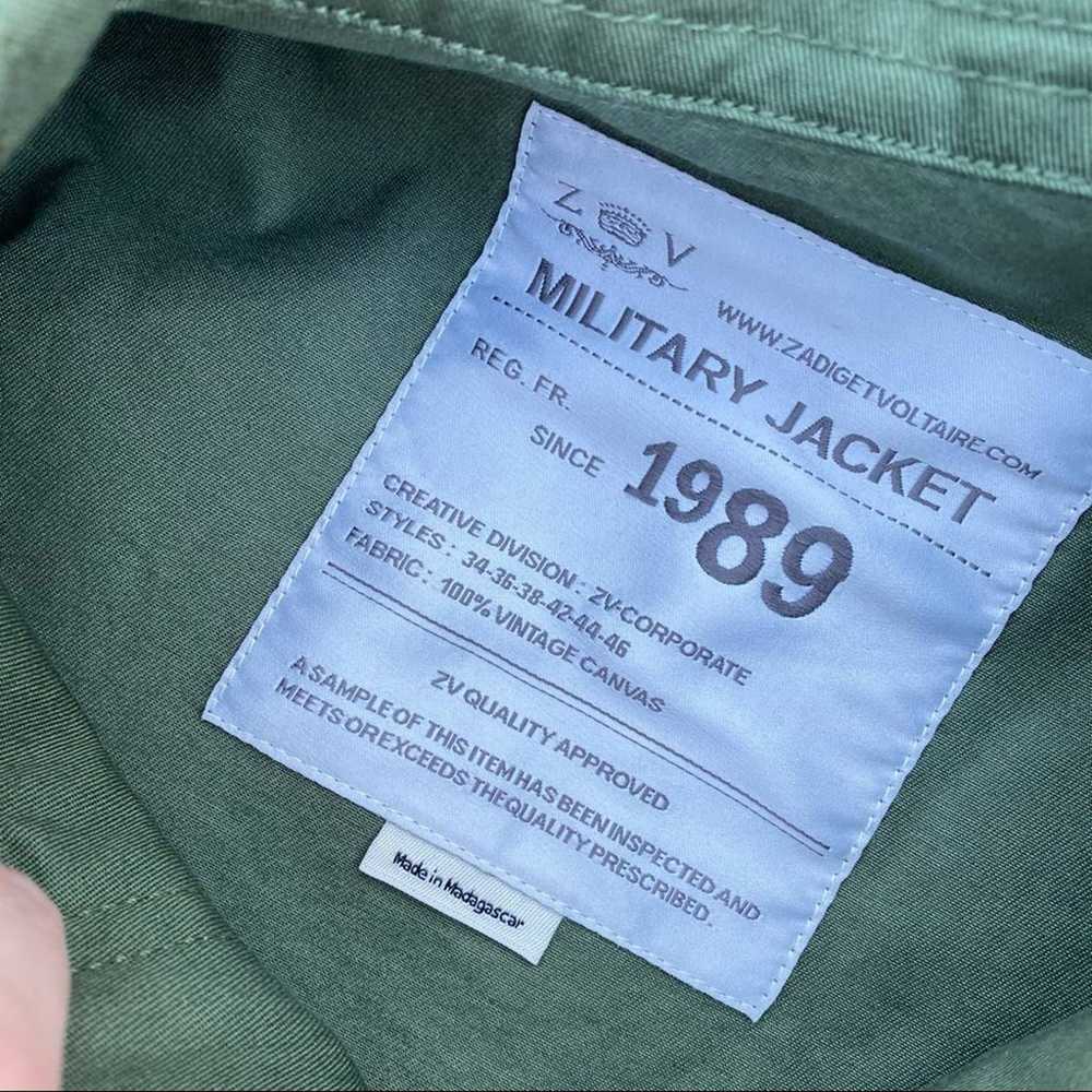 Zadig & Voltaire $598 Kayak Skull military jacket… - image 11