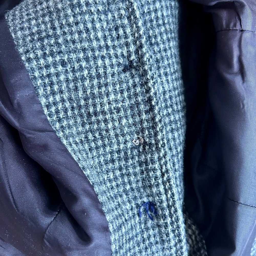 Vtg 70s Ralph Lauren Brown Tweed Wool Lapel Vest … - image 7