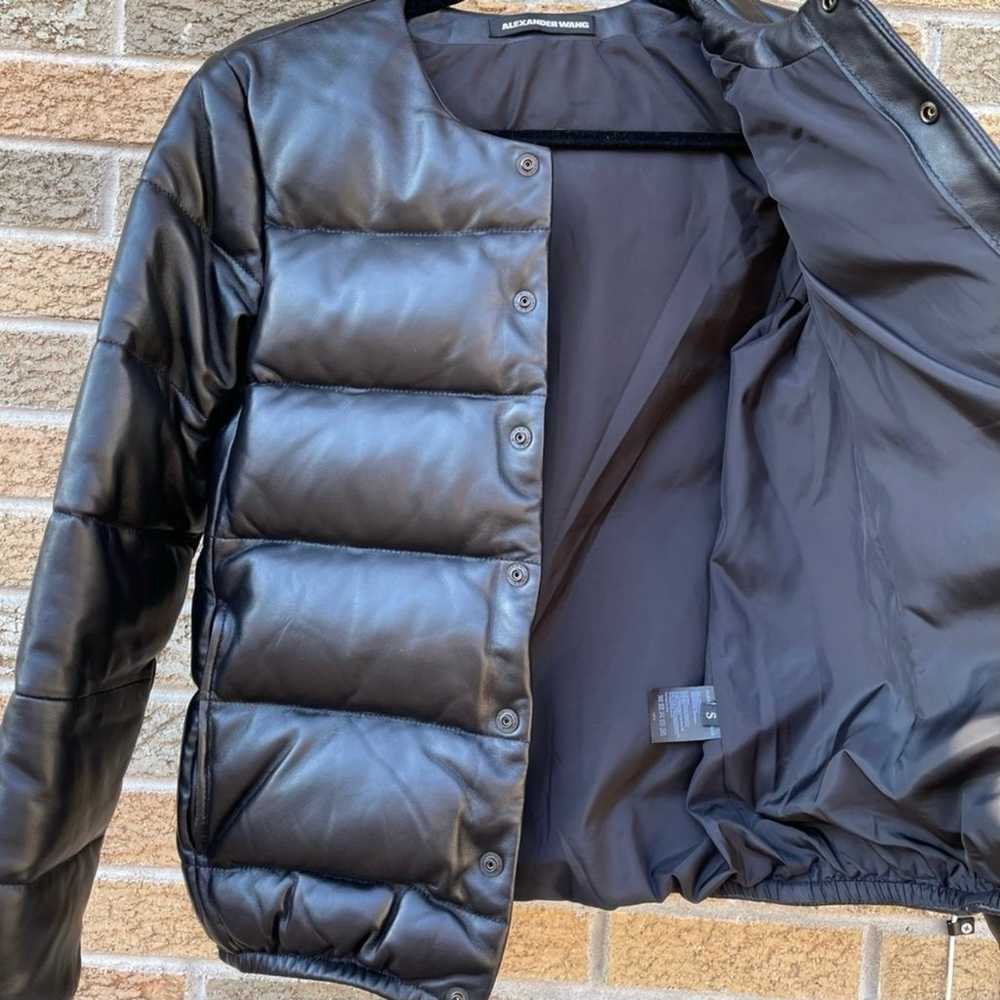 Alexander Wang lamb leather down puffer , size:S - image 4