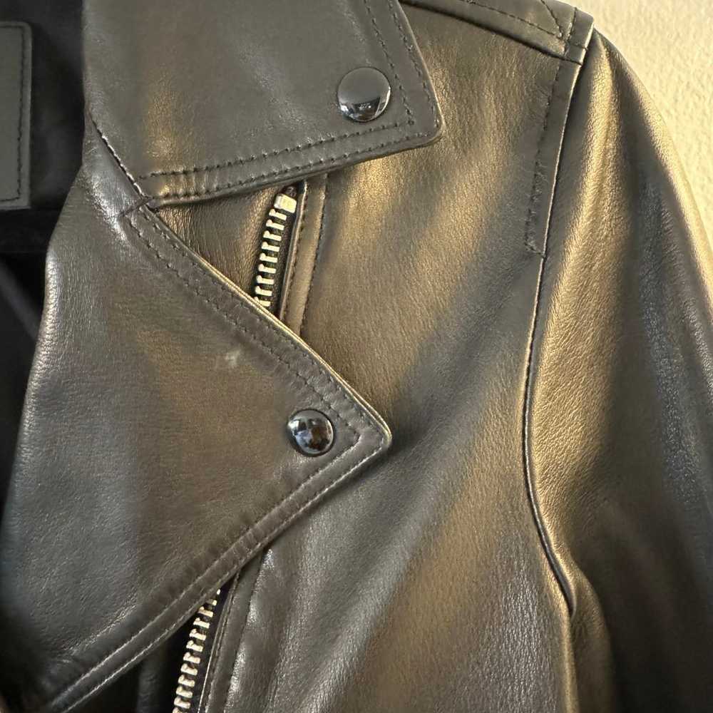 AllSaints leather dalby jacket - image 2