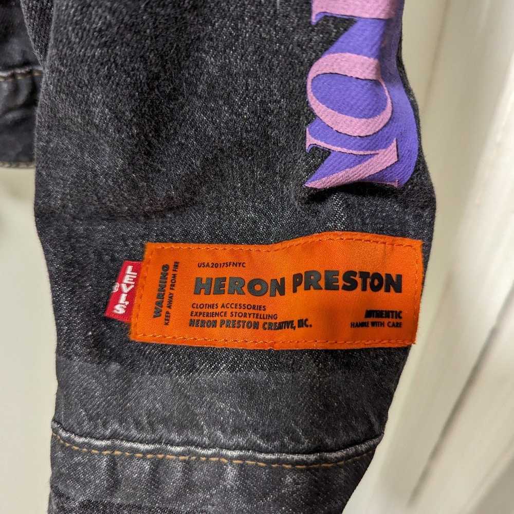 Heron Preston × Levi's logo patch denim jacket - image 3
