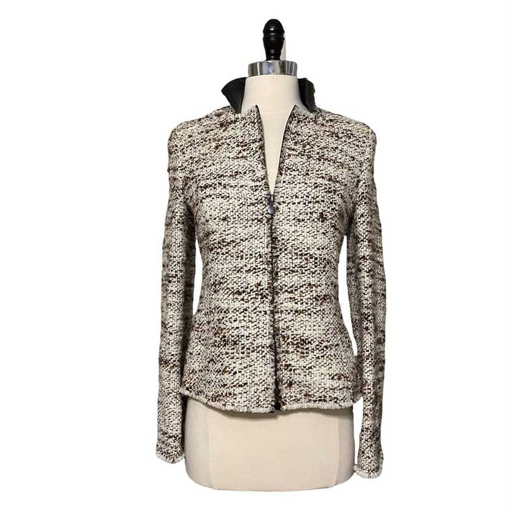 Akris Punto Tweed Pattern Evening Jacket - image 3