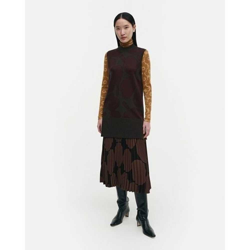 New Marimekko Kartussi Unikko - knitted vest Size… - image 6