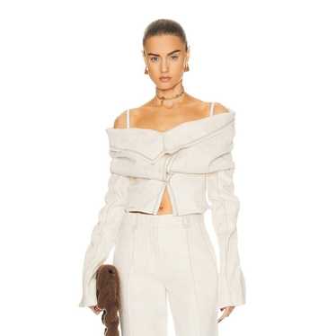 Jacquemus JACQUEMUS La Veste Camargue in Light Be… - image 1