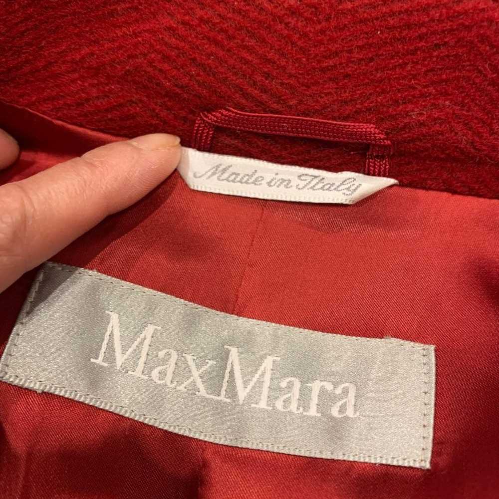 Max mara italy classic wool coat - image 6
