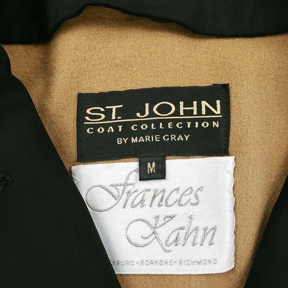 St John Coat Collection Marie Gray Removable Wool… - image 9