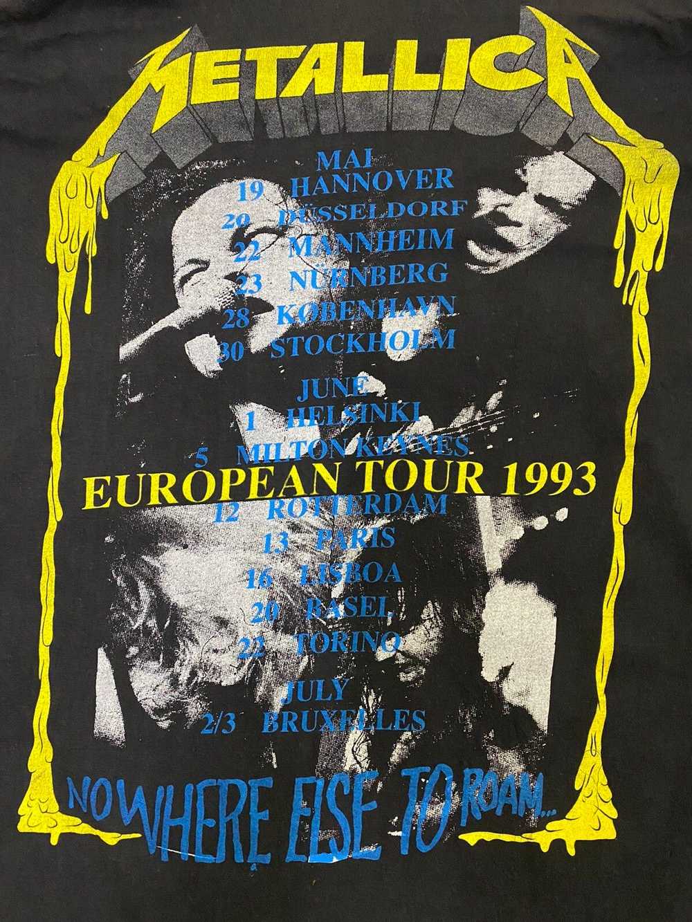 Band Tees × Metallica × Vintage vintage 1993 META… - image 6