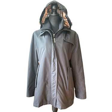 Burberry Womens Nova Check Hooded Jacket - image 1