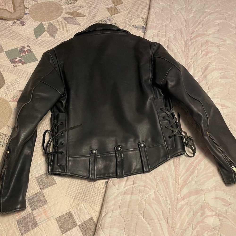 Bermans leather jacket - image 5
