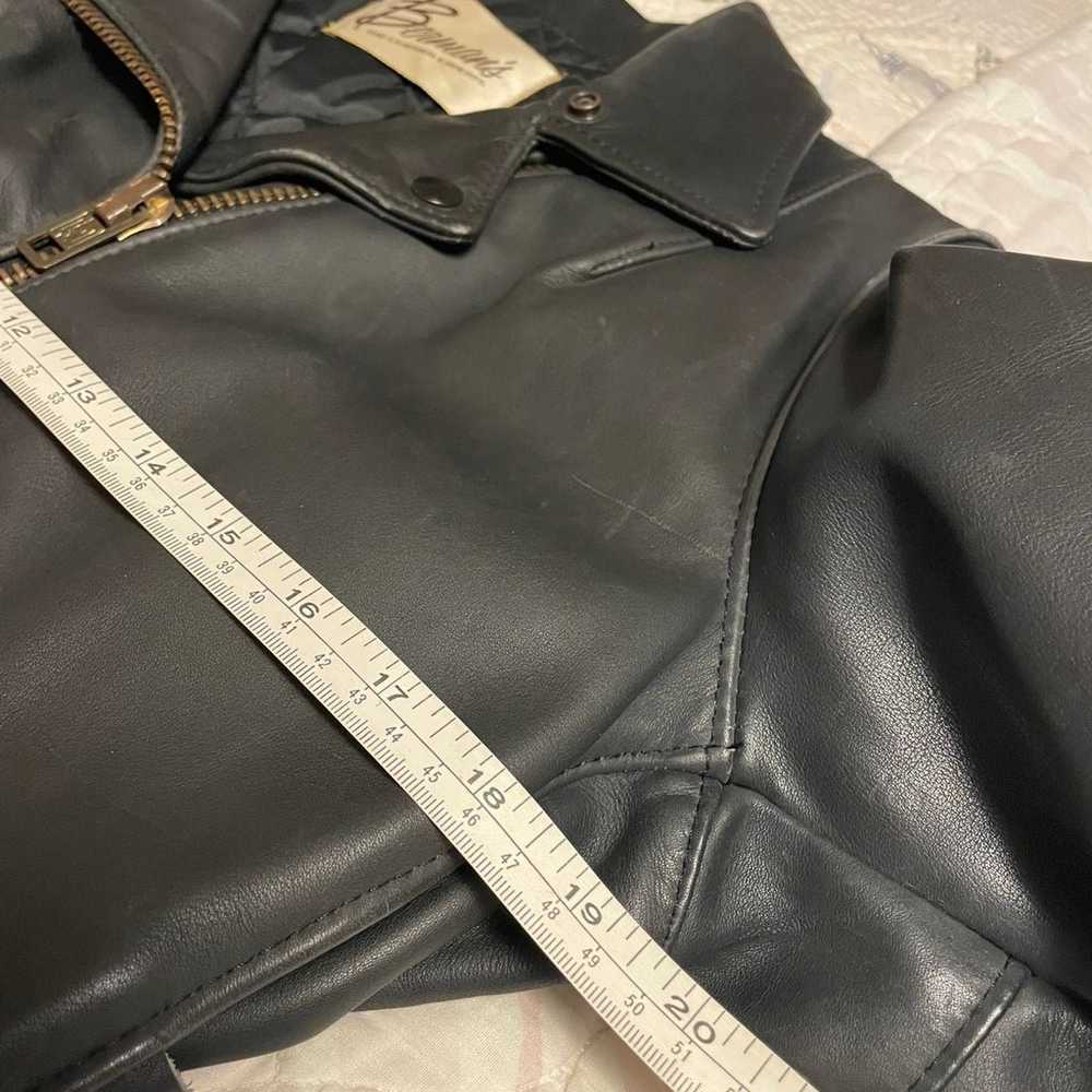 Bermans leather jacket - image 9
