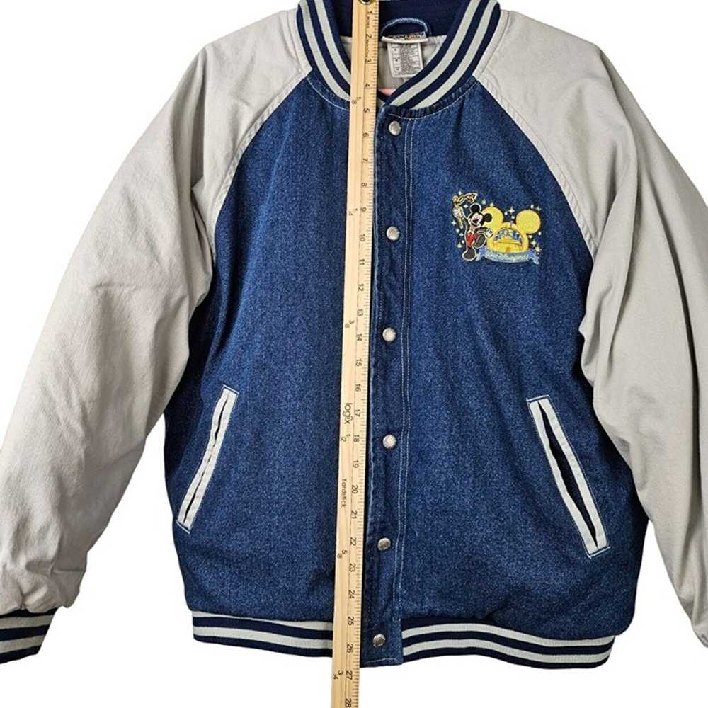 Vintage Disney Adult Quilt Lined Varsity Jacket S… - image 11