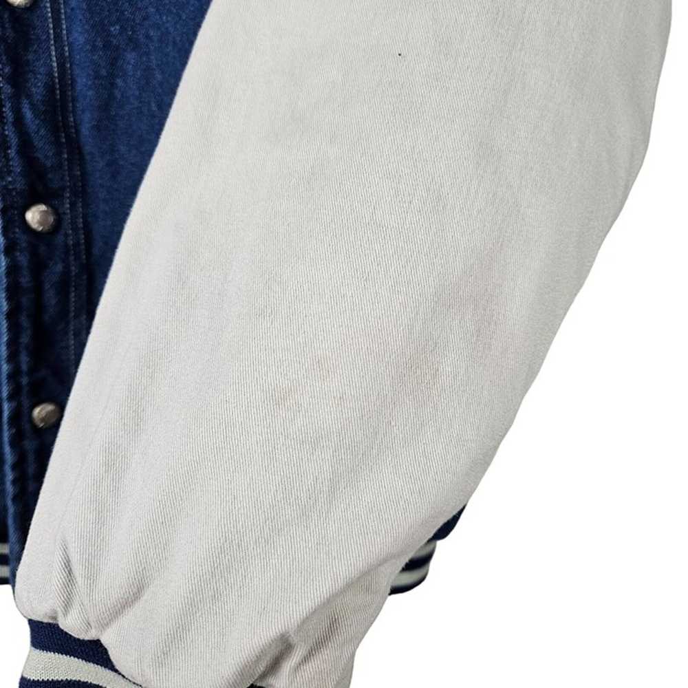 Vintage Disney Adult Quilt Lined Varsity Jacket S… - image 12
