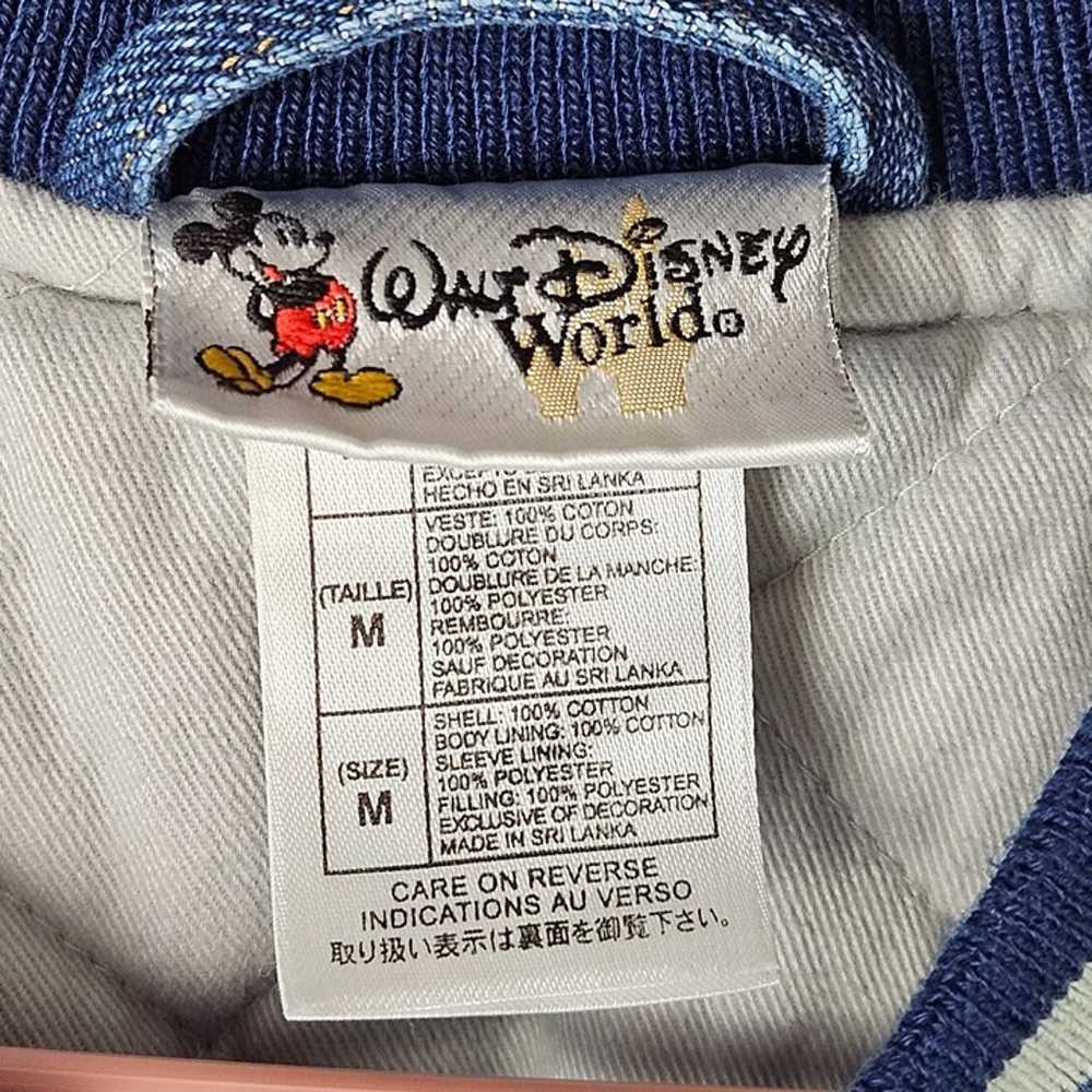 Vintage Disney Adult Quilt Lined Varsity Jacket S… - image 4