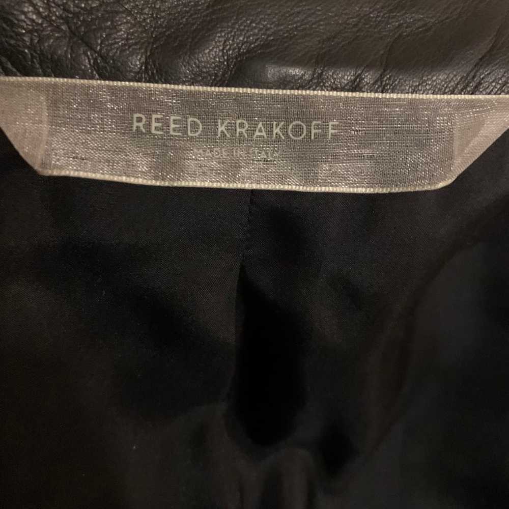 Cashmere coat and lambs leather designer Reed Kra… - image 12