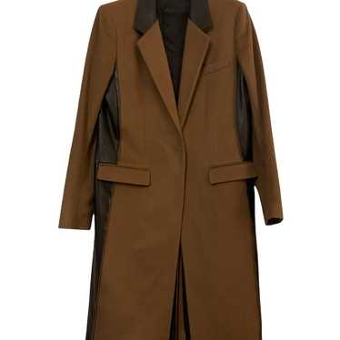 Cashmere coat and lambs leather designer Reed Krak