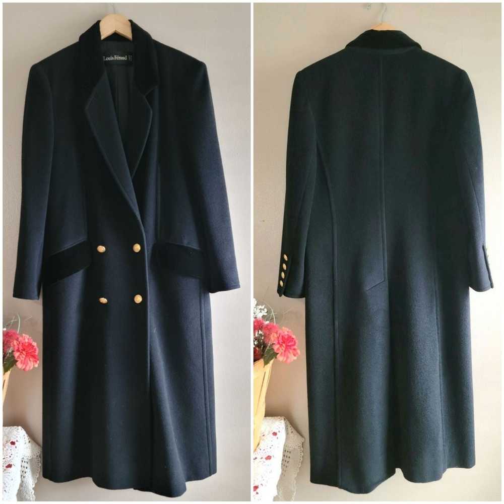 Louis Feraud Double Breasted Wool Coat - image 3