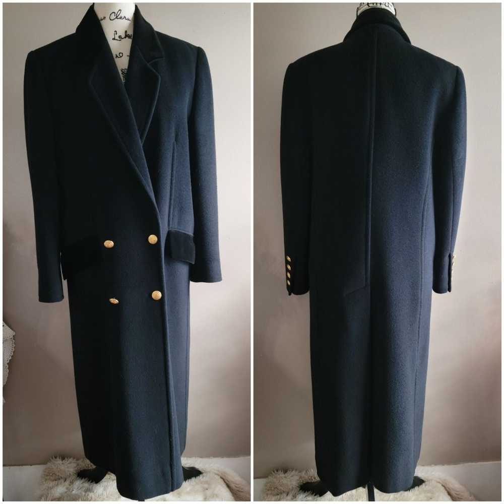 Louis Feraud Double Breasted Wool Coat - image 4