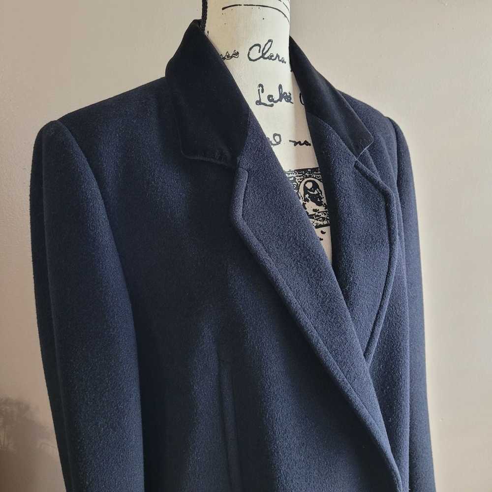 Louis Feraud Double Breasted Wool Coat - image 6