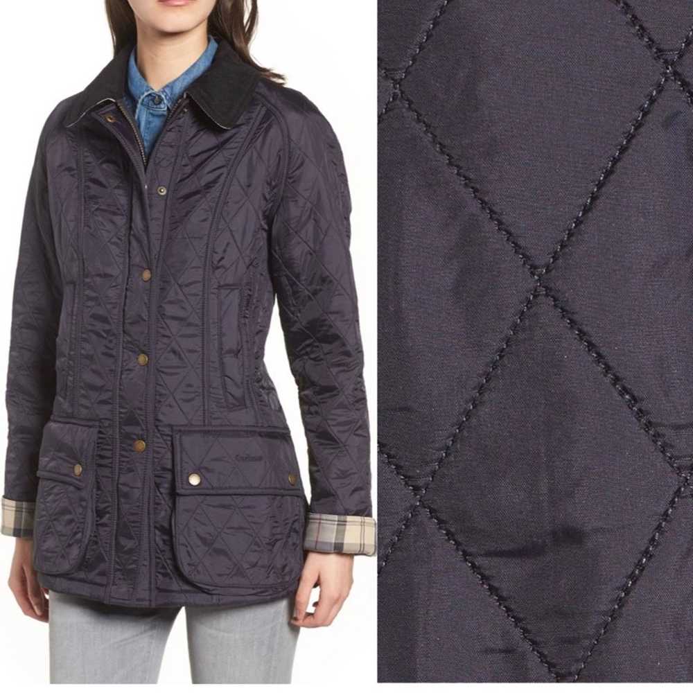 Barbour NEW Woman’s Bednell Fleece lined quilted … - image 2