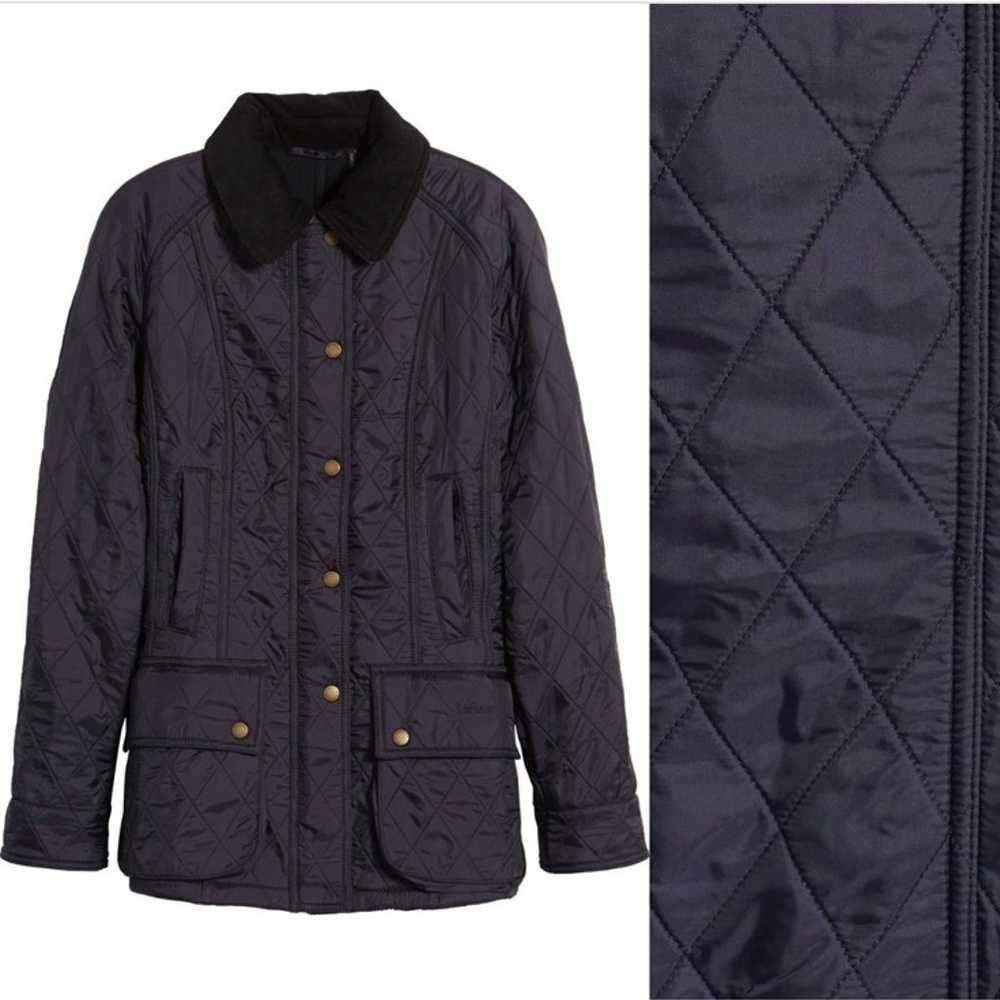 Barbour NEW Woman’s Bednell Fleece lined quilted … - image 3