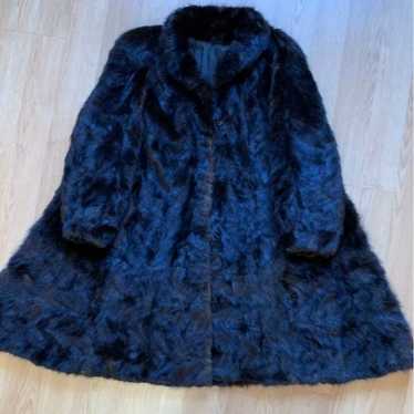 Women’s Brown Real Mink Fur Coat Size M- - image 1