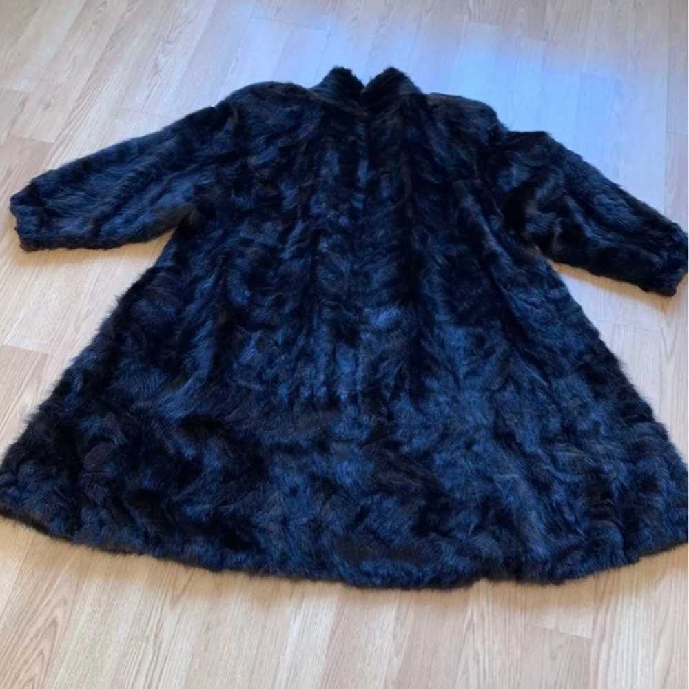 Women’s Brown Real Mink Fur Coat Size M- - image 4