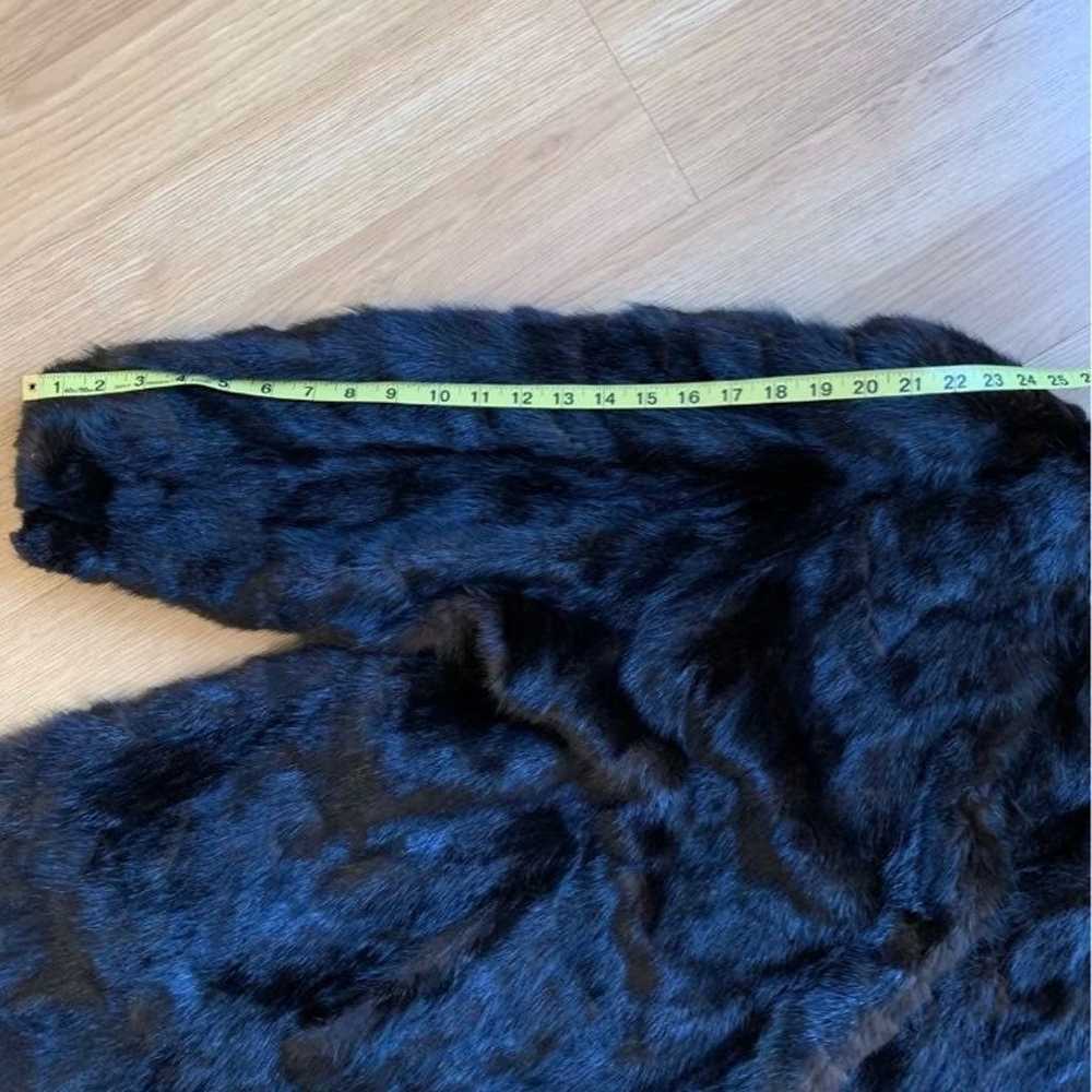 Women’s Brown Real Mink Fur Coat Size M- - image 9