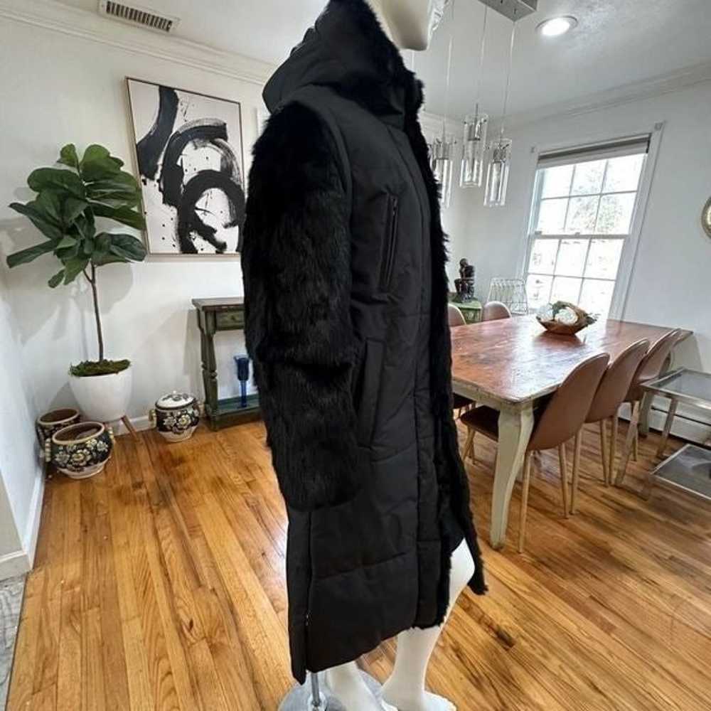 One of a kind ~ All weather coat with rabbit fur … - image 5