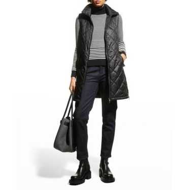 ANATOMIE Carmen Diamond Black Puffer Vest Size XL… - image 1
