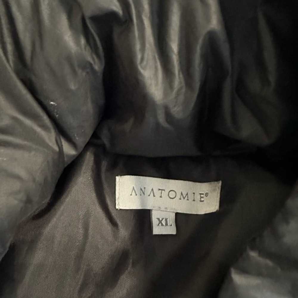 ANATOMIE Carmen Diamond Black Puffer Vest Size XL… - image 2